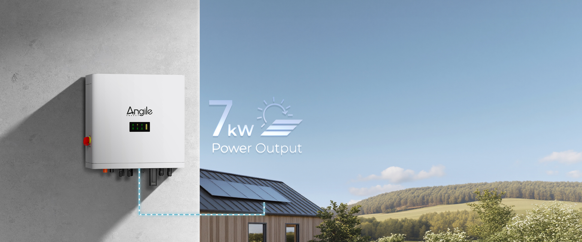 7 kW zonne-energie ingang - achtergrondafbeelding desktop