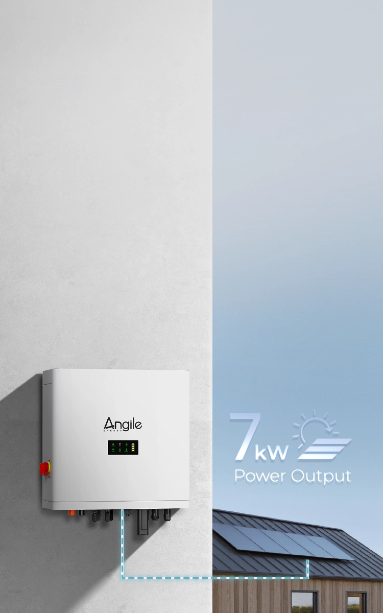 7 kW zonne-energie ingang - achtergrondafbeelding mobiel